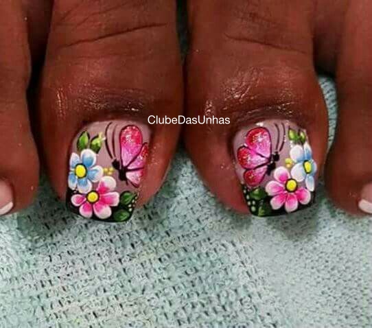 Featured image of post Unhas Decoradas Com Flores E Borboletas 2019 Mais de 50 imagens de bel ssimas unhas decoradas com borboletas para deixar seu ano muito mais lindo