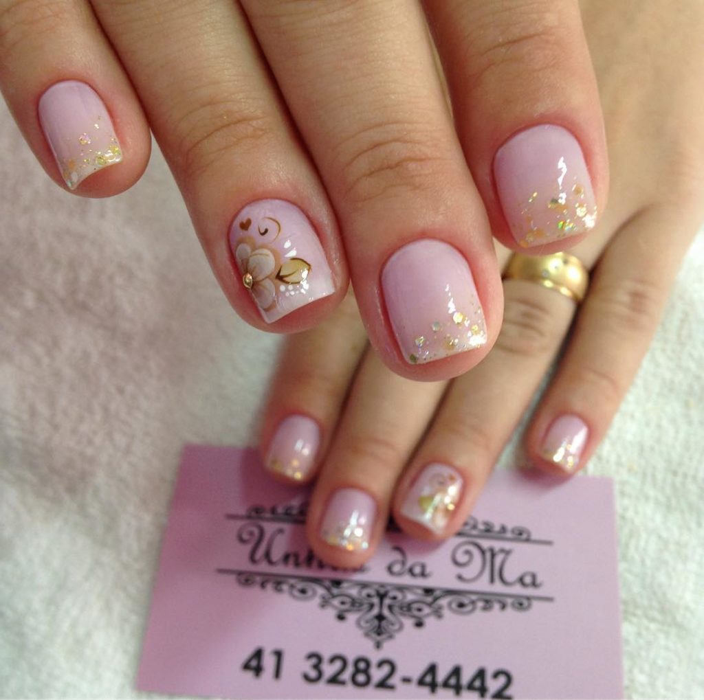 100 Modelos de Unhas Curtas Delicadas