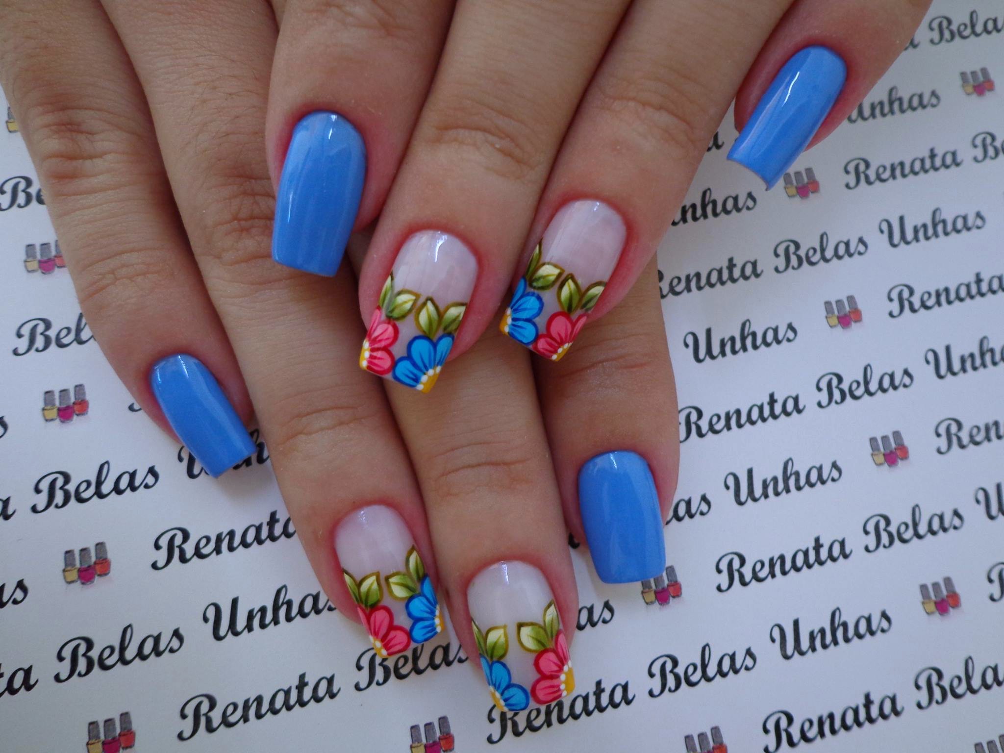 Featured image of post Unhas Decoradas Azul E Rosa Aprenda a fazer um lindo animal print nas unhas para uma composi o muito fofa com um esmalte rosa