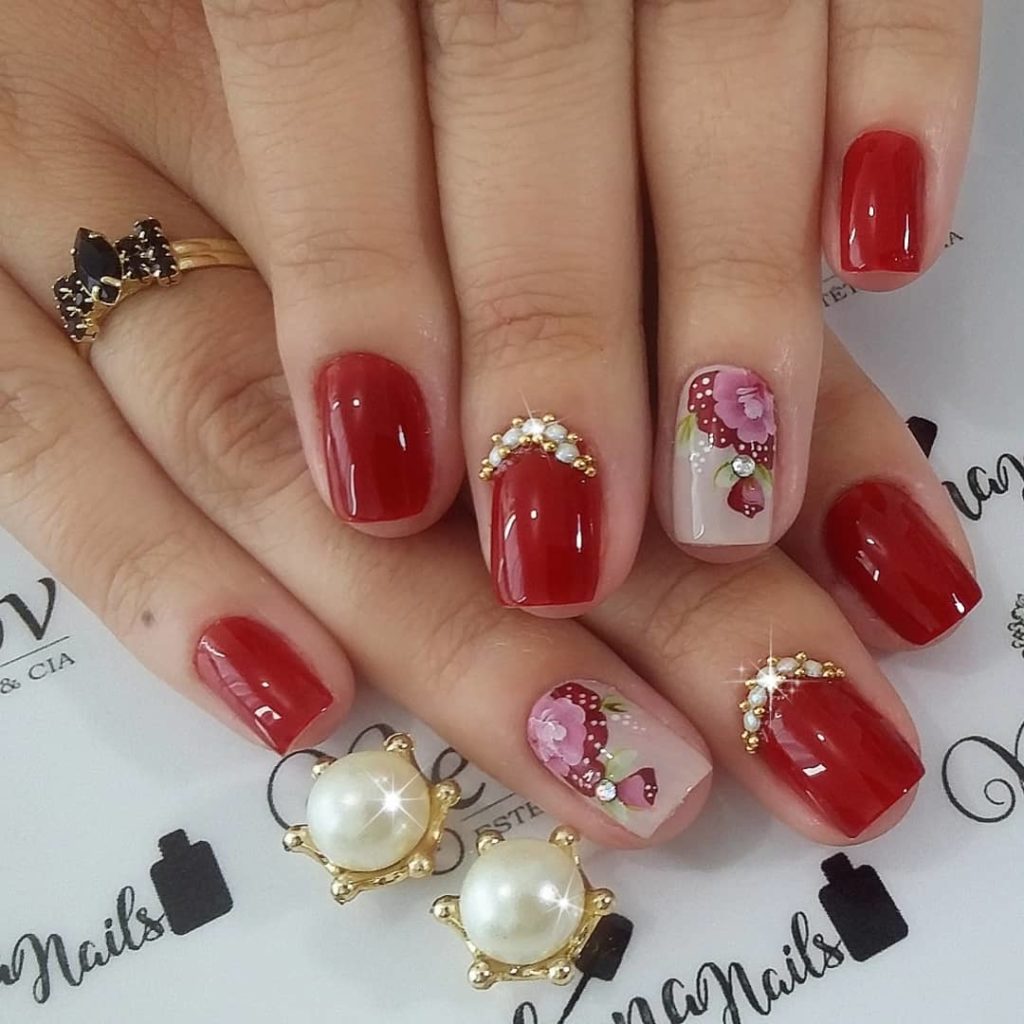 69 Fotos De Unhas Decoradas Com Esmalte Vermelho