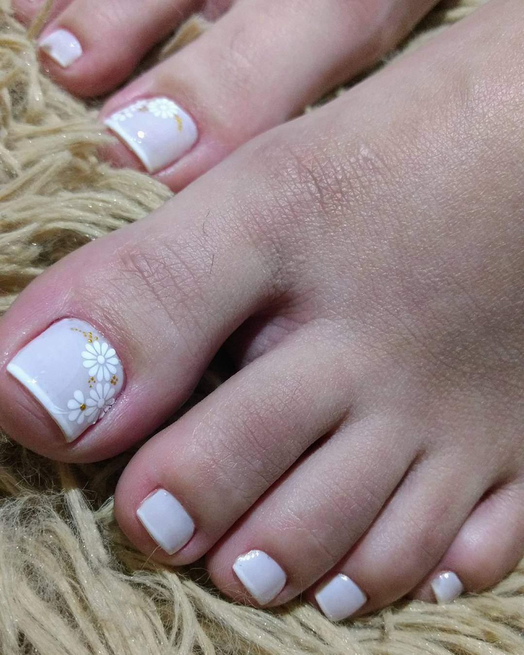 30 Fotos De Unhas Dos Pes Decoradas Com Flores