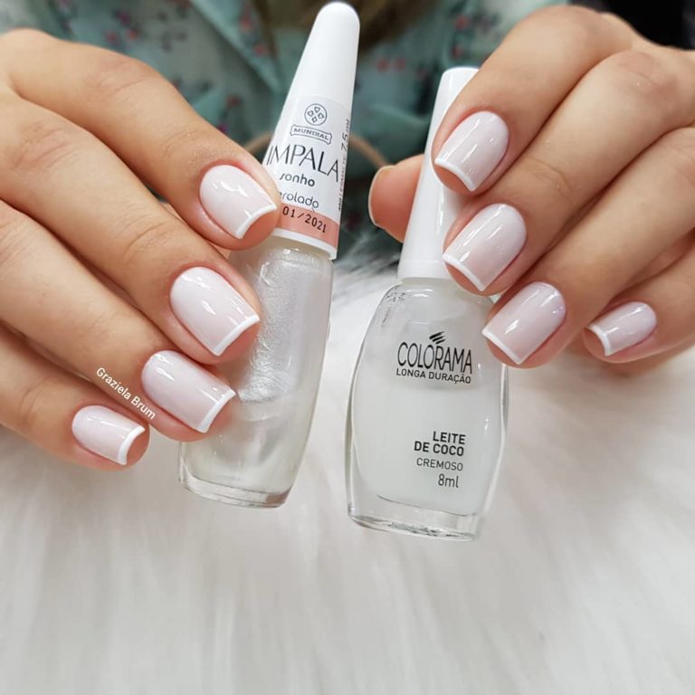 29 Modelos de Unhas Decoradas com Esmalte Branco