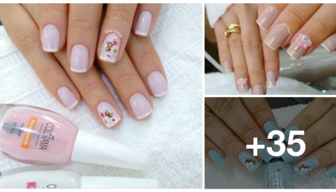 Unhas com Adesivos